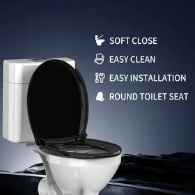 Meydrdou easy-clean black lid resists stains and wipes clean