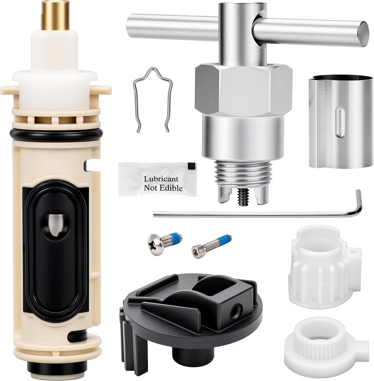 Mezvion cartridge kit for Moen shower improves leak control and temperature balance.