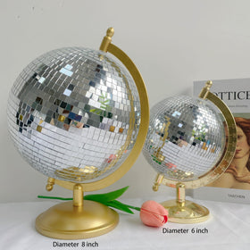 MFGDISCO disco ball globe office decor for a stylish desk accent.