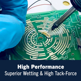MG Chemicals 8341 flux paste provides instant wetting on metal surfaces