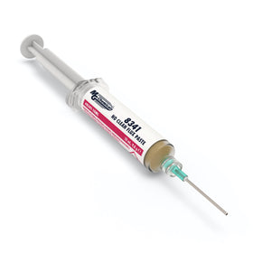 MG Chemicals 8341 flux paste syringe dispensing for precise touch-ups on SMT boards
