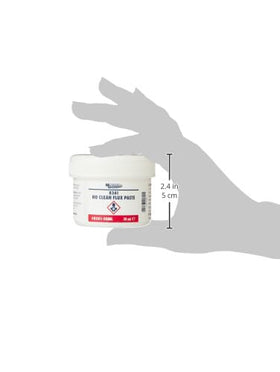 MG Chemicals 8341 flux paste demonstrates instant wetting on pads for reliable joints.