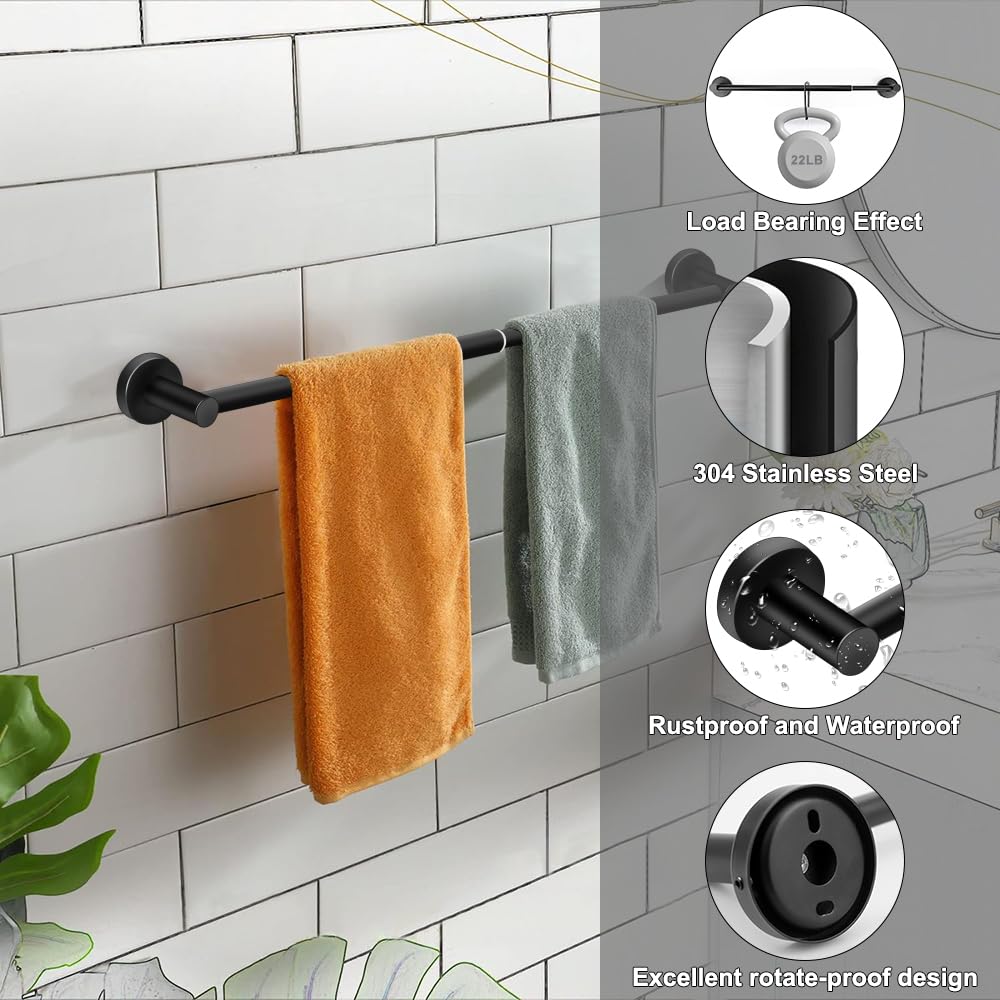MGahyi stainless-steel-towel-bar corrosion-resistant and durable for daily use