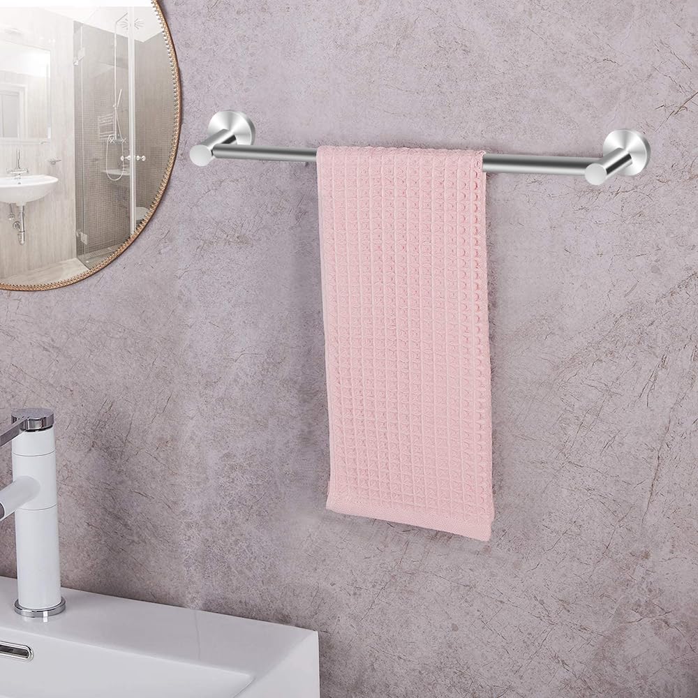 MGahyi towel bar with smooth finish prevents towel snags and tears