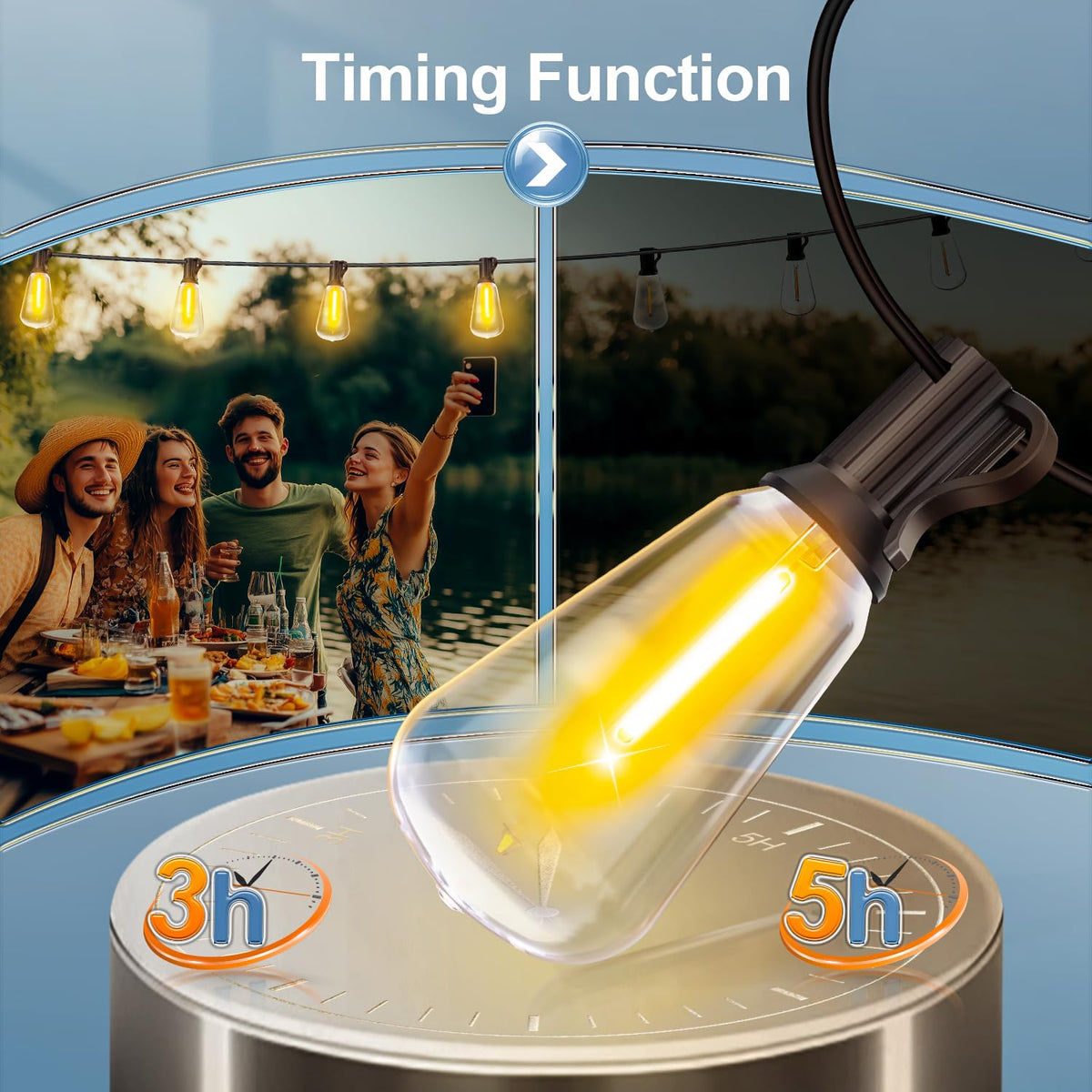 MGVIH shatterproof bulbs for safe outdoor décor