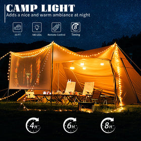 MGYIF 4-in-1 camping lantern with compact design doubles as a work light.