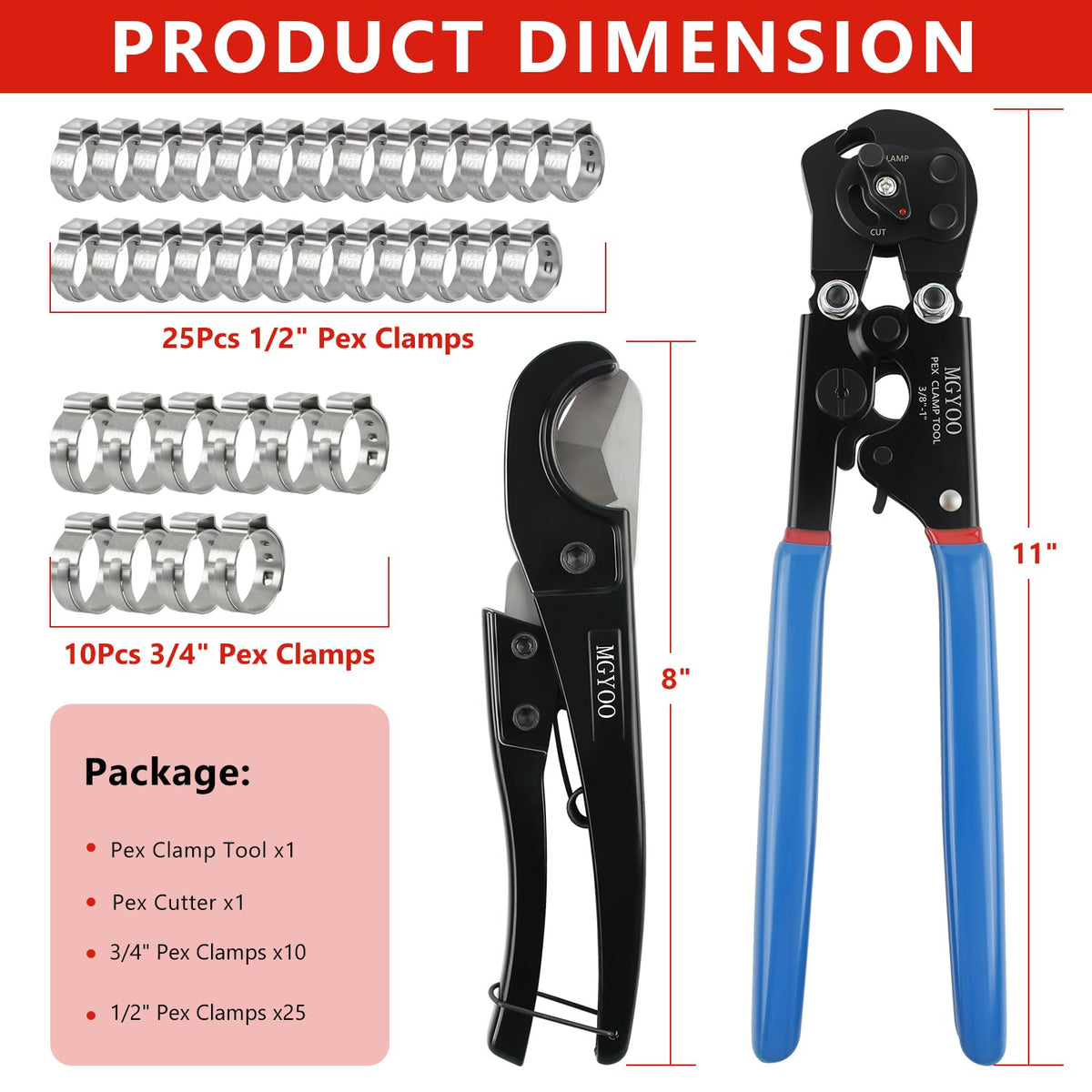 MGYOO Ratchet self-release enabling precise crimps