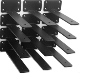 MHMYDZ 12-pack 8-inch hidden L bracket provides sturdy shelf support