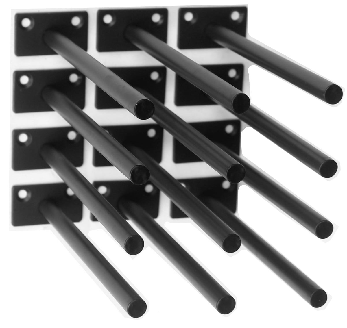 MHMYDZ 12-pack 8-inch bracket side view for sturdy floating shelves.