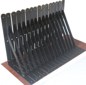 MHMYDZ 8-pack L12x8 shelf brackets for sturdy wall mounting