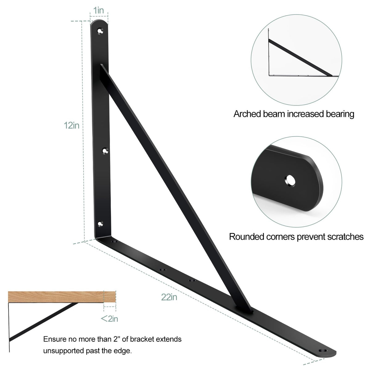 MHMYDZ bracket screw pack includes all mounting hardware for quick installation.