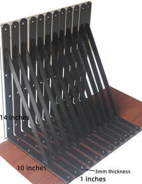 Close-up of MHMYDZ steel brackets showing durable construction