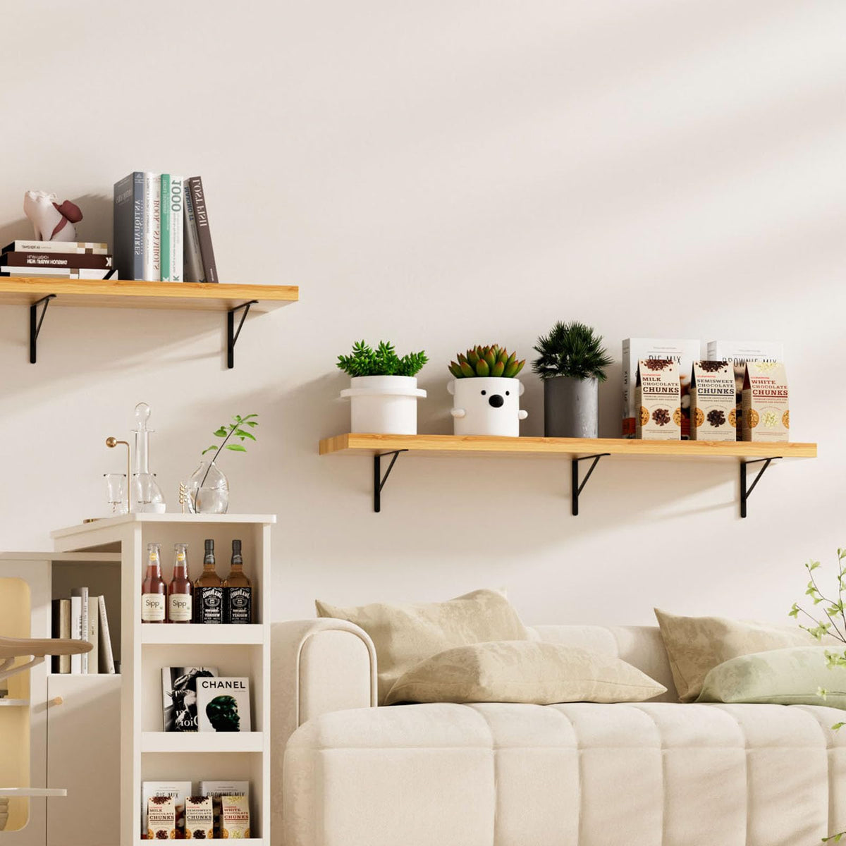 MHMYDZ easy-install design suits simple DIY shelving projects.