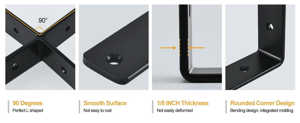 MHMYDZ heavy-duty brackets supporting up to 100 lb per pair.