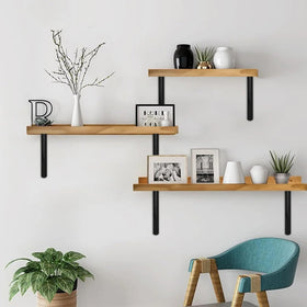 MHMYDZ heavy-duty angle shelf bracket supports heavy loads