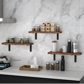 MHMYDZ brackets support 8-12 inch shelves in living spaces