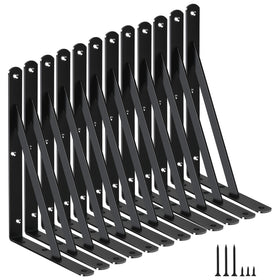 MHMYDZ heavy-duty brackets mounted on wall provide strong 240 lb per pair support.