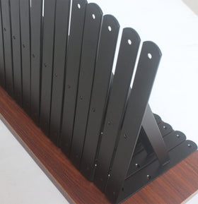 MHMYDZ matte-black powder coat finish resists corrosion and wear.