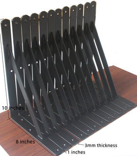 MHMYDZ rectangular 10x8 inch bracket featuring durable steel.