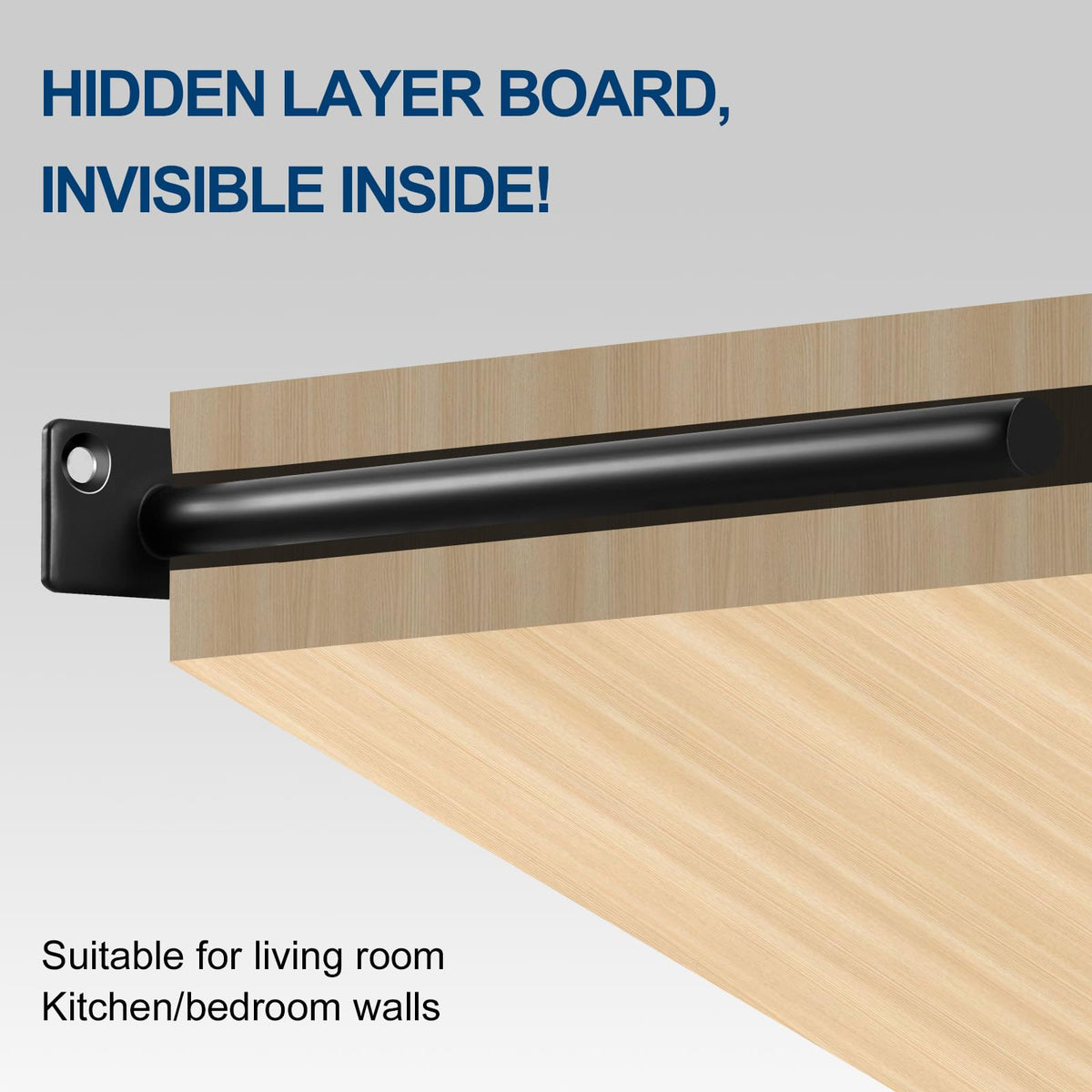 MHMYDZ solid steel bracket offers heavy-duty support and durability.