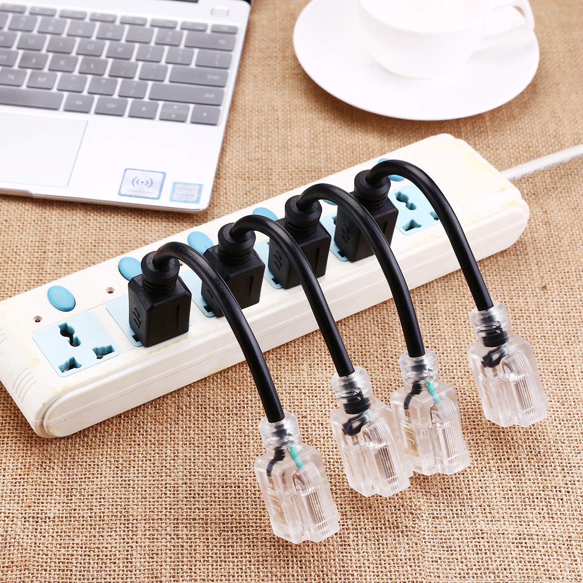Miady four-pack keeps handy spares for home, office, or dorm setups