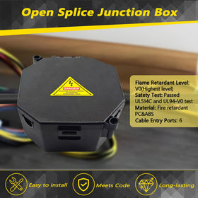MIARALA junction box cover secures the enclosure and protects connections from dust.