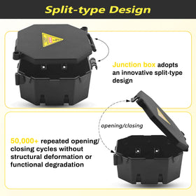 MIARALA premium hinge withstands 50,000 open/close cycles for repeated use.