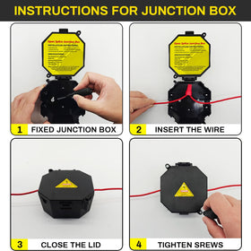 MIARALA six wiring slots provide organized wiring for home projects