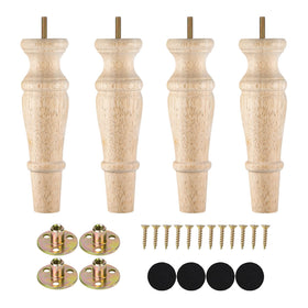 Michanco couch replacement leg with included hardware for quick, secure installation