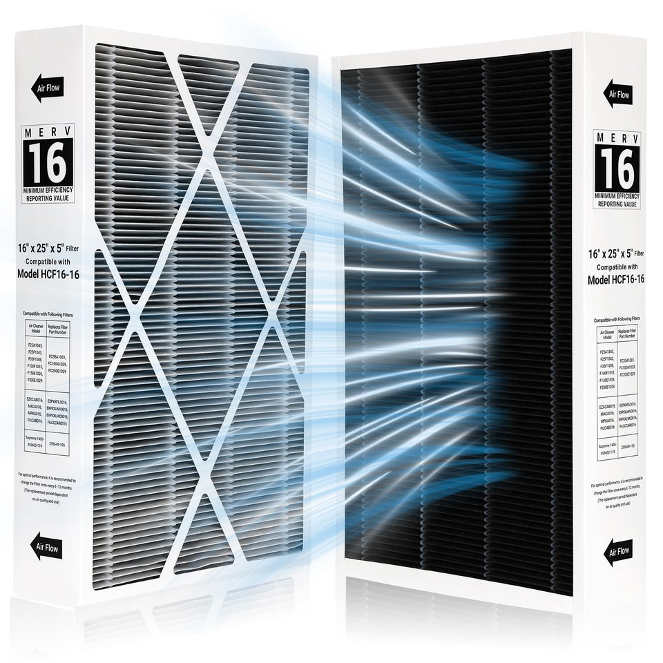 Micnce 6672 MERV16 filter close-up demonstrates high-efficiency filtration for cleaner air.