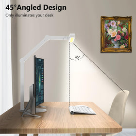 Micomlan 45-degree angled light highlighting keyboard without glare