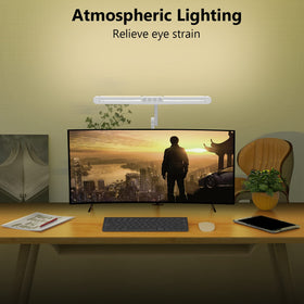 Micomlan ambient lighting adds a soft glow for long sessions.
