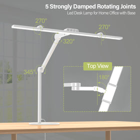 Micomlan heavy round base provides stable placement on any table