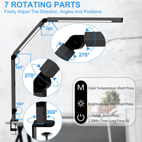 Micomlan ultra-wide clamp fits desks up to 2.5 inches securely