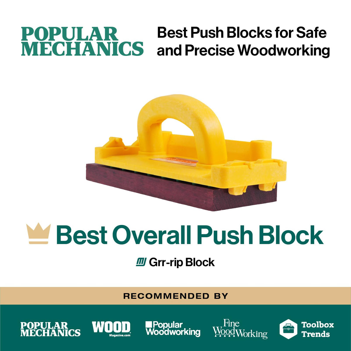 Microjig GRR-RIP Block in table saw setup for precise cuts