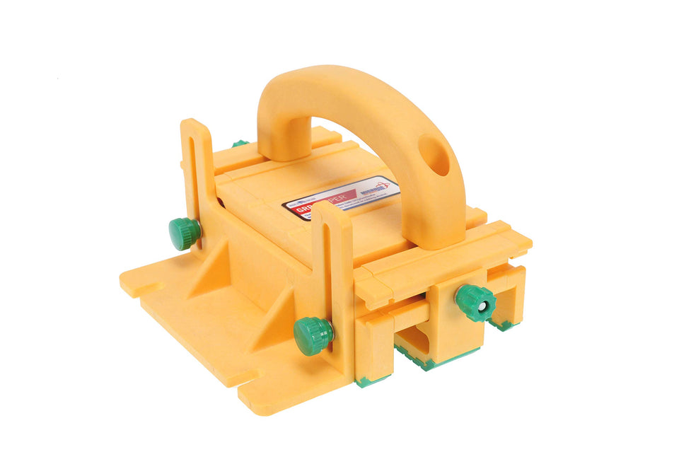MICROJIG GRR-RIPPER GR-100 yellow pushblock delivering secure 3D grip.