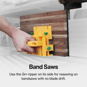 Designed for table saw and router table compatibility with MICROJIG GRR-RIPPER.