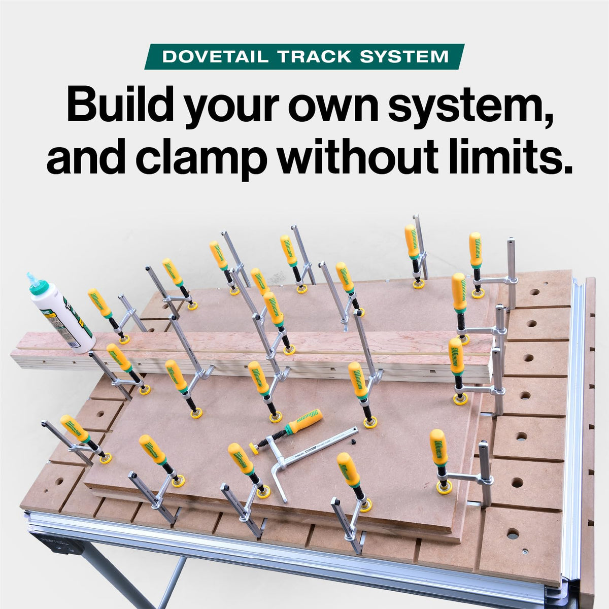 MICROJIG MatchFit Dovetail Clamps create versatile jigs and fixtures for repeatable setups