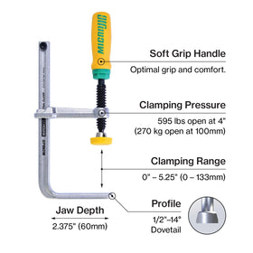 MICROJIG MatchFit clamps slide smoothly along routed grooves for quick, reliable clamping