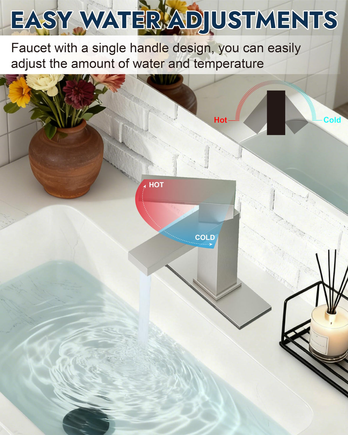 Midanya 24-inch kit supports quick, plumber-free setup.