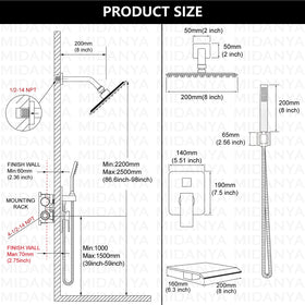 Midanya 59-inch hose extends reach for flexible use