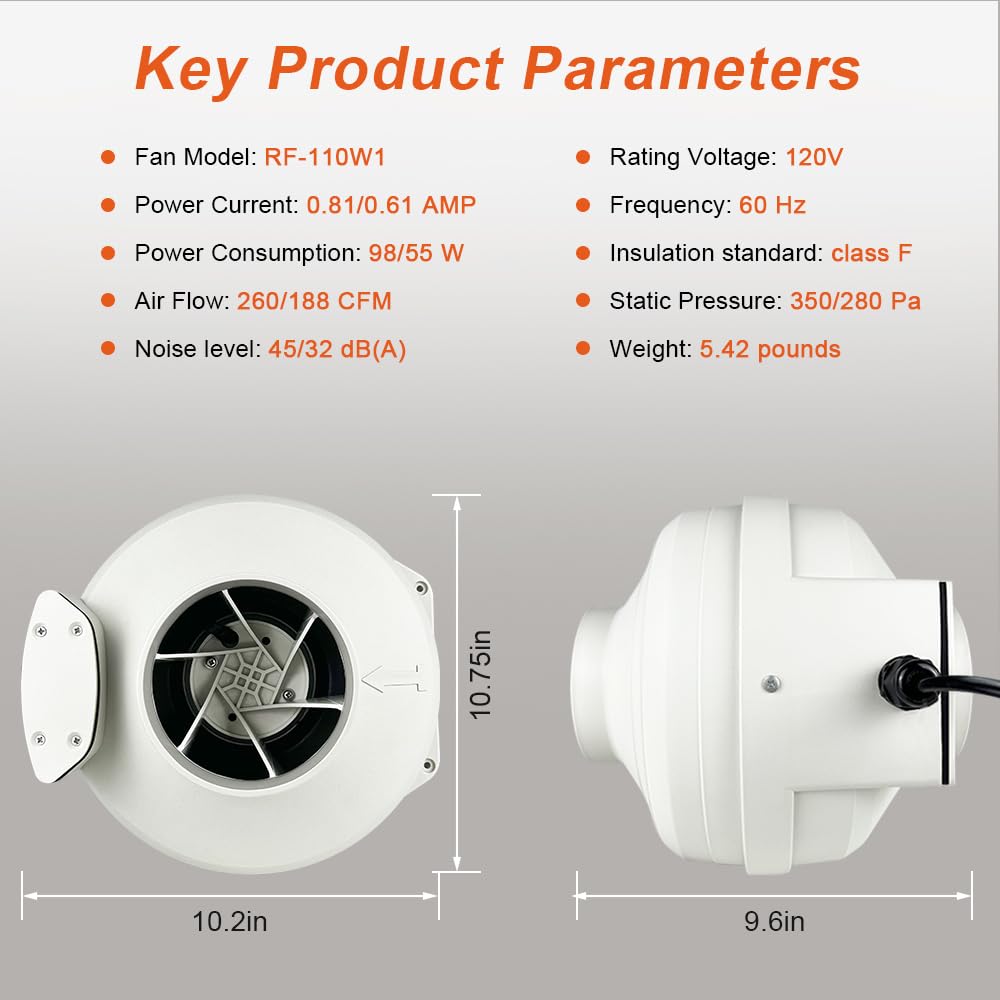 MIDCVFRUN air pressure indicator for monitoring radon fan operation