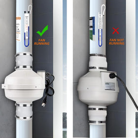 MIDCVFRUN easy installation in basement, garage, or attic without professionals