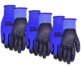 Midwest Max Grip gloves close-up foam nitrile dots for secure grip in tasks
