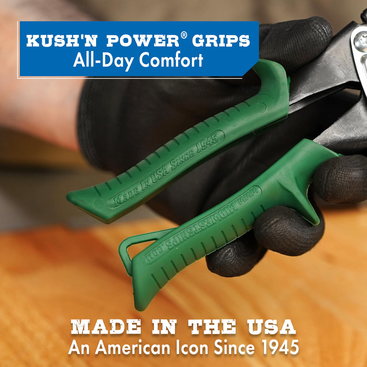 Midwest Snips austempered blades with black oxide finish resist corrosion.