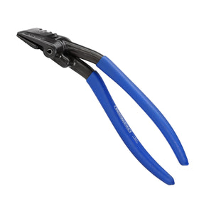 Midwest Snips seamer tong with 1/4-inch graduations ensures consistent alignment.