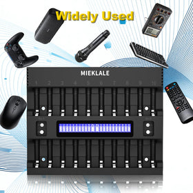MIEKLALE 20+2 bay charger compact design fits neatly on a desk.