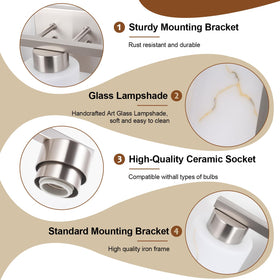 Mieloxiy durable aluminum bracket for corrosion-resistant bathroom use.