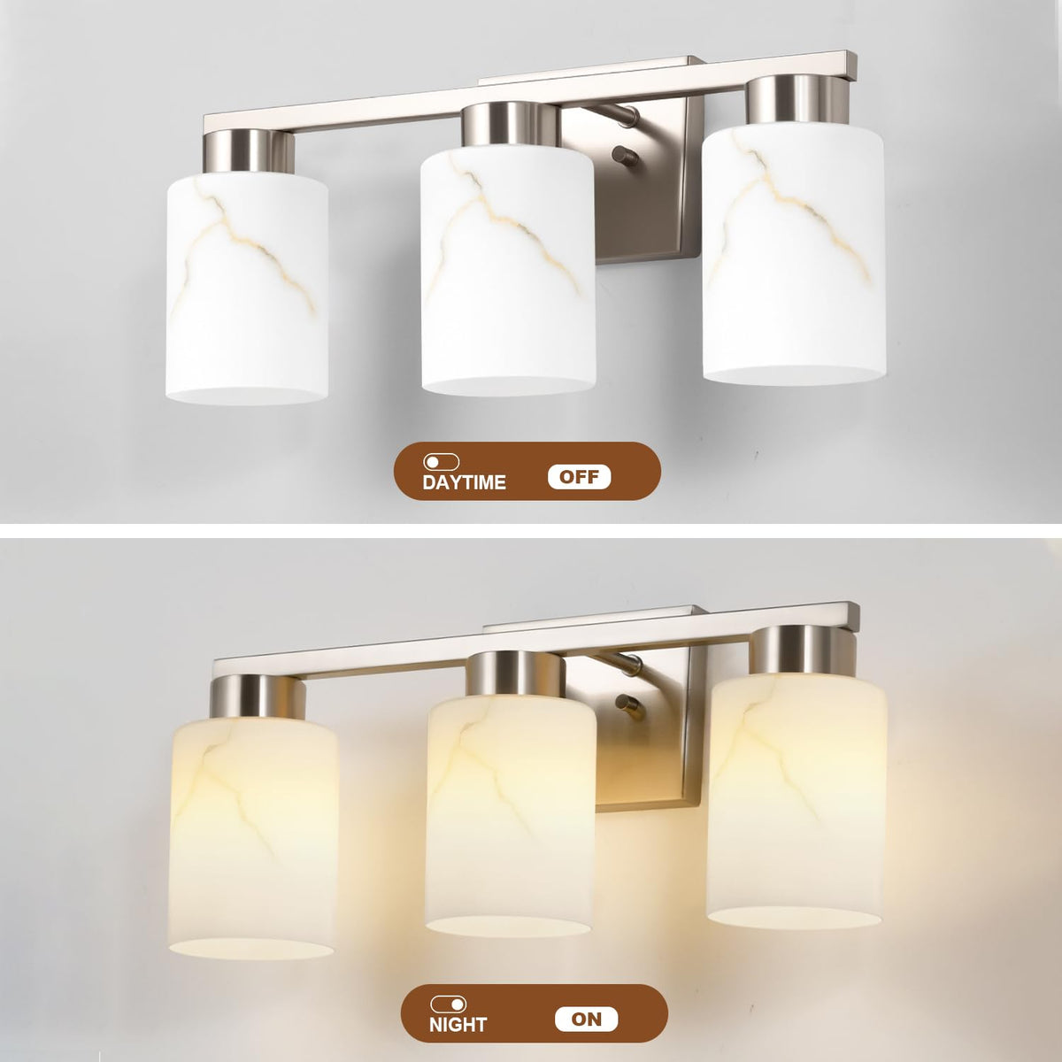 Mieloxiy waterproof design keeps fixtures safe in humid bathrooms.