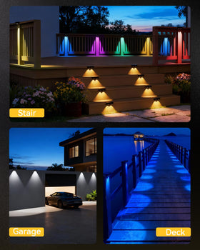 MIFISH easy installation for fence, stairs, and patio setups